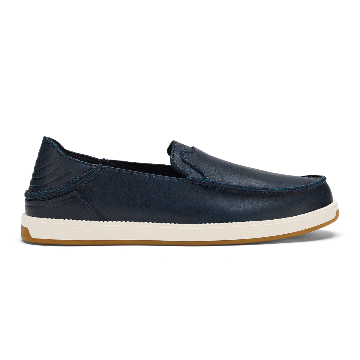 OluKai Kākaha Nia Men‘s Suede Slip-On Shoes - Mood Indigo