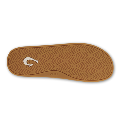 OluKai Kōnea Women’s Leather Slipper Mules - Saddle