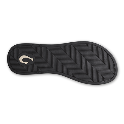 OluKai ‘Uiki Women’s Everyday Beach Sandals - Bright White / Lava Rock